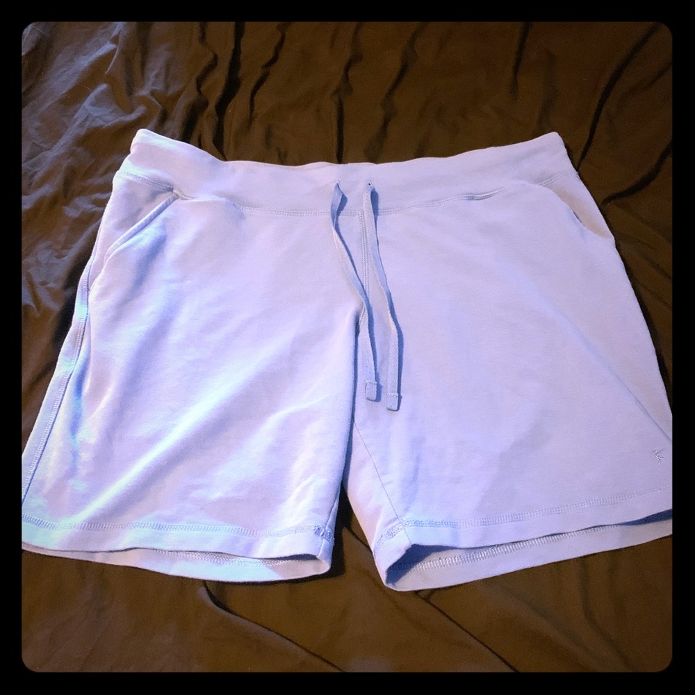 Workout shorts deep pockets!